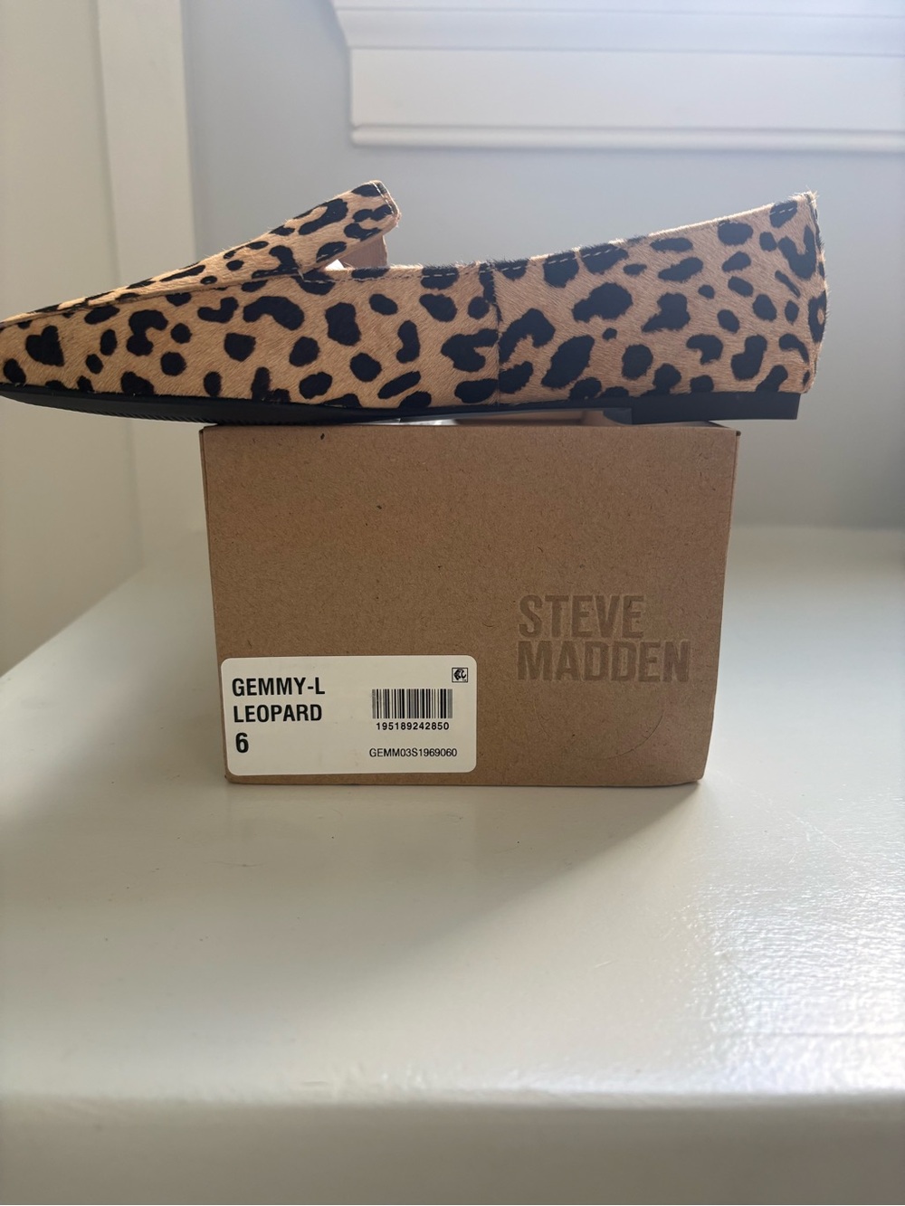 Steve Madden Gemmy-L Leopard Print Loafers - Tan & Black